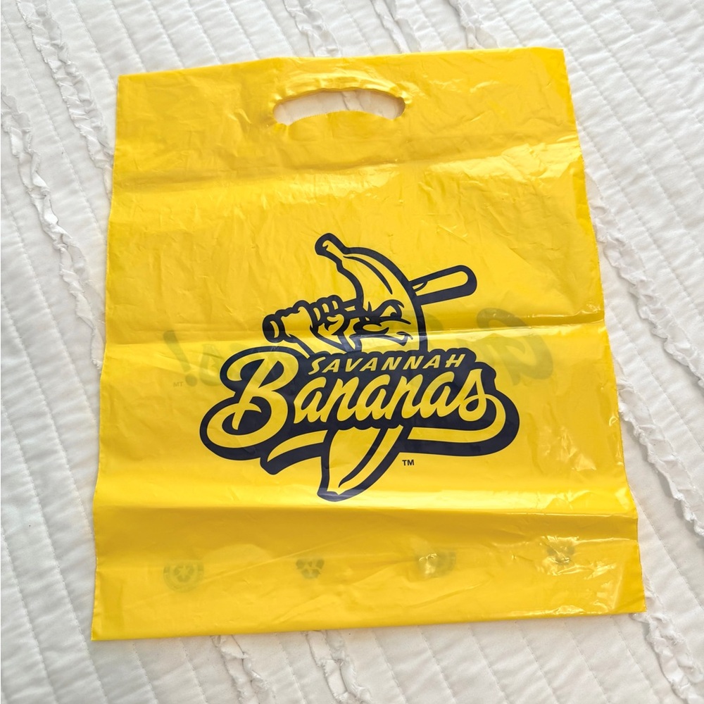 Savanna Bananas gift bag shopping bag plastic tote Christmas gift